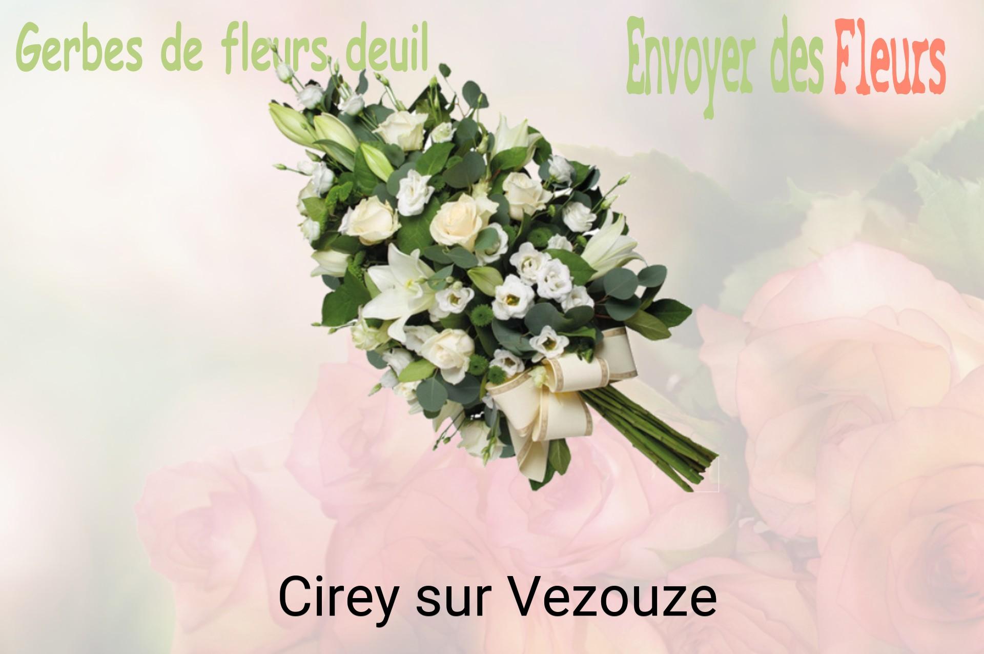 Gerbe de fleurs de deuil livrée à Cirey-sur-Vezouze